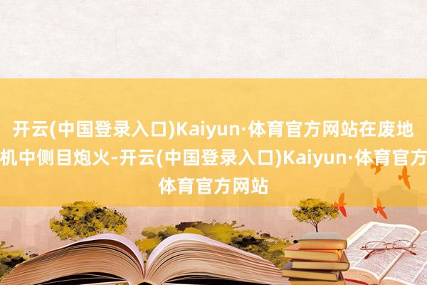 开云(中国登录入口)Kaiyun·体育官方网站在废地和危机中侧目炮火-开云(中国登录入口)Kaiyun·体育官方网站