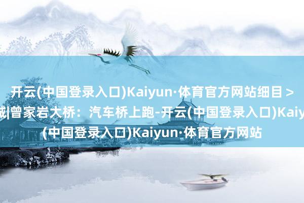 开云(中国登录入口)Kaiyun·体育官方网站细目＞＞\n\n桥见山城|曾家岩大桥：汽车桥上跑-开云(中国登录入口)Kaiyun·体育官方网站