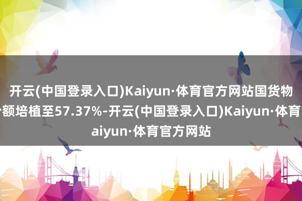 开云(中国登录入口)Kaiyun·体育官方网站国货物牌市集份额培植至57.37%-开云(中国登录入口)Kaiyun·体育官方网站
